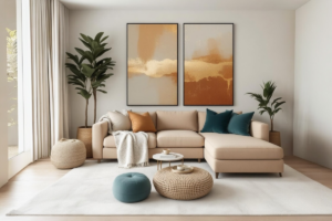 Cores na decoração da sala de estar: como combinar com harmonia