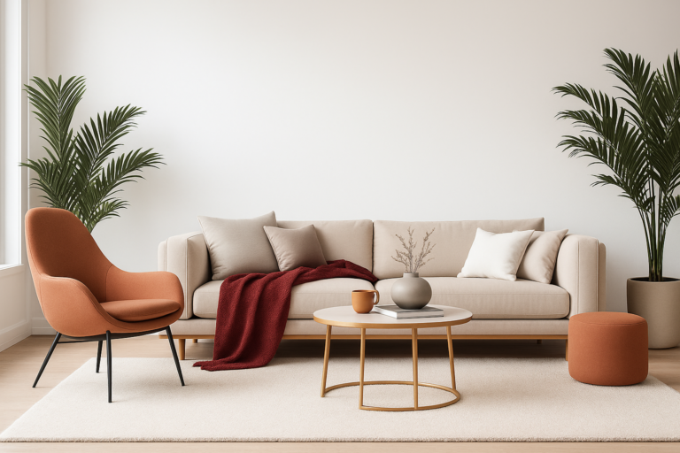 Dopamine decor: como usar tons quentes na decoração