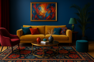 Maximalismo refinado: cor e personalidade com elegância