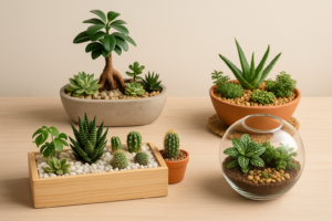 Mini-jardins automontáveis: decoração verde com praticidade