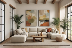 Quadros abstratos na decoração: inspire-se sem medo de errar