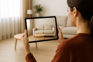 Provador virtual para decoração: teste móveis no seu espaço