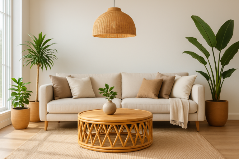 Bambu na decoração: elegância natural para sua casa