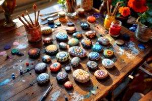 Pedras pintadas à mão: DIY criativo para decorar