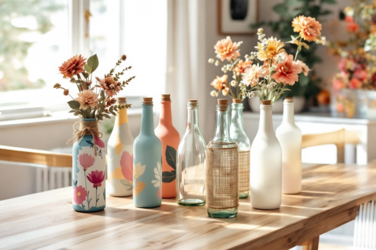 Garrafas decoradas: ideias criativas para a sua casa