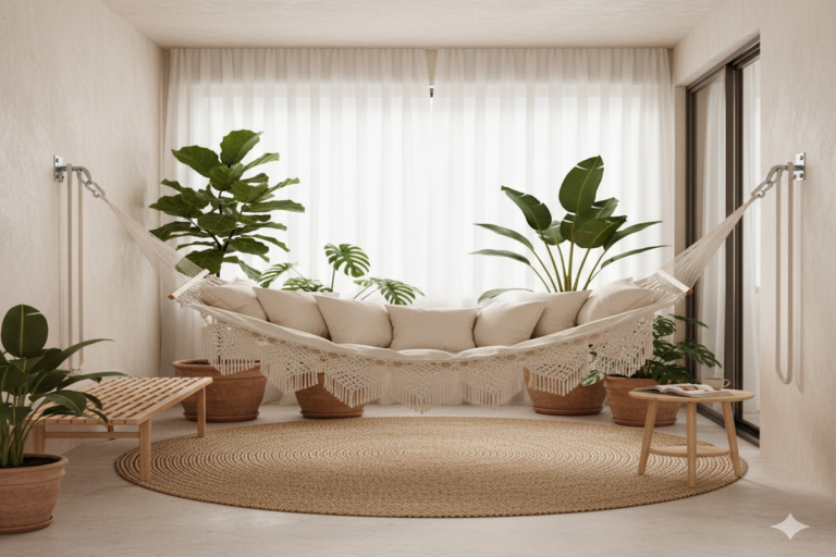 Redes de descanso na decoração: charme e aconchego