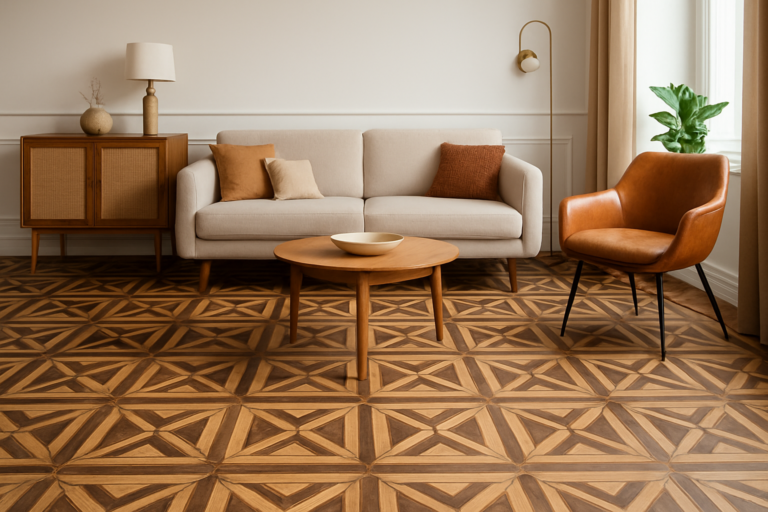 Pisos de madeira estampada: elegância e personalidade para casa