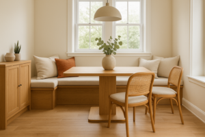 Banquinhos embutidos: praticidade e estilo para sua casa