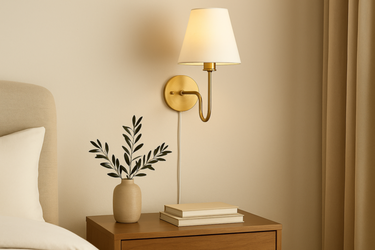 Arandelas plug-in sofisticadas: praticidade para a decoração