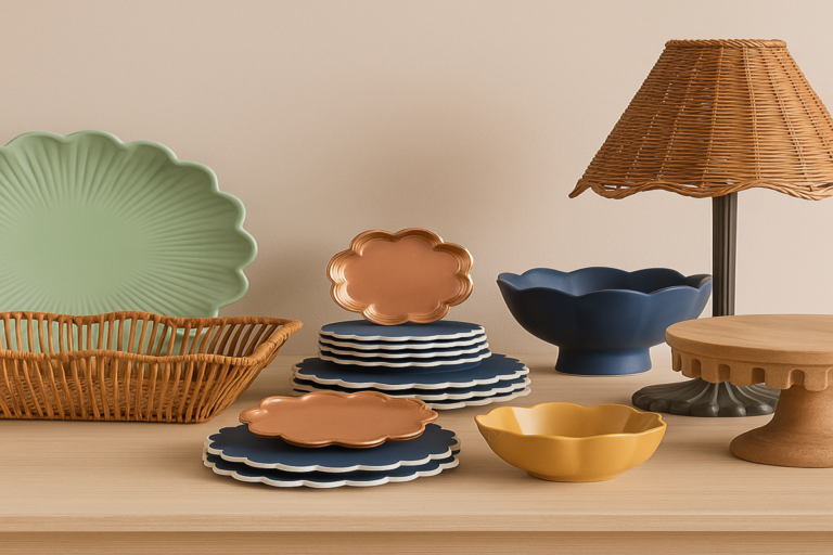 Scalloped decor: bordas onduladas em alta na decoração